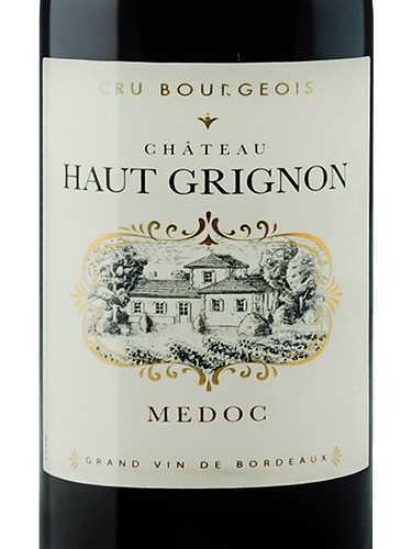Chateau Haut Grignon Medoc 2015 Gouden medaille Concours General Agricole Paris 2017