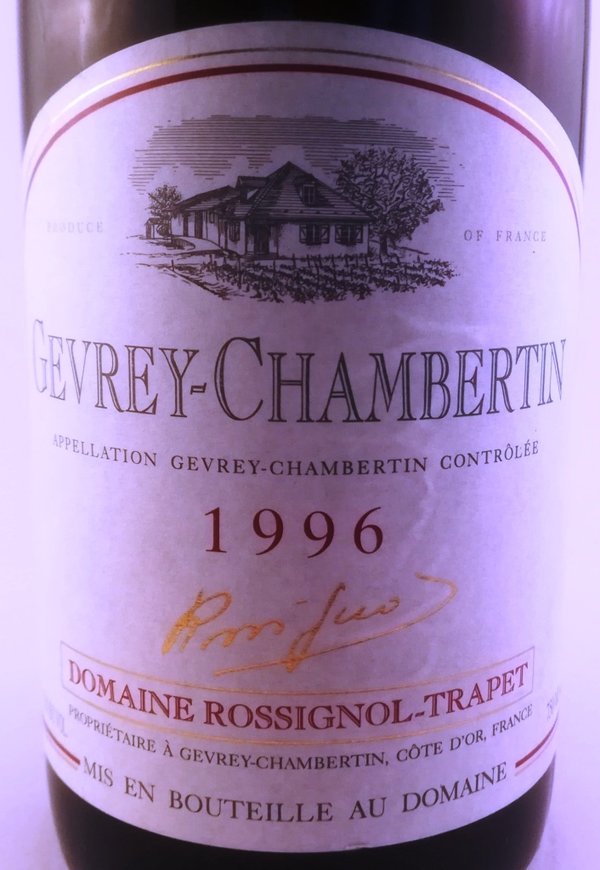 Gevrey-Chambertin Domaine Rossignol-Trapet 1996
