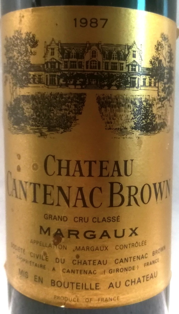 Chateau Cantenac Brown 1987