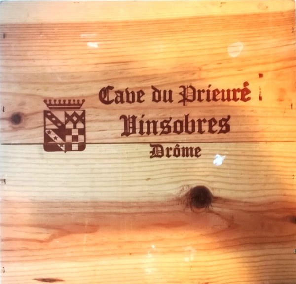Vinsobres 1989 Cave du Prieré  Côtes du Rhône Kist van drie stuks