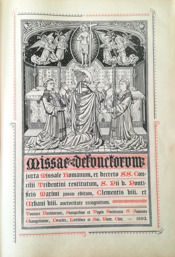 Missae Defunctorum Latijns requiem 1893