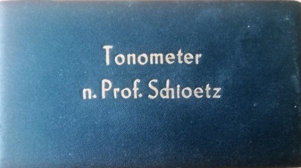 Antieke Tonometer N. Prof. Schioetz