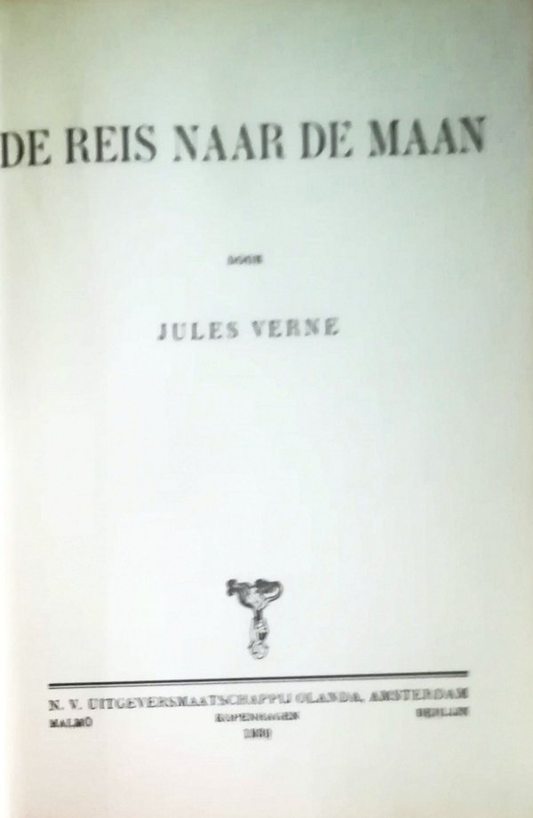 Jules Verne De reis naar de maan 1930