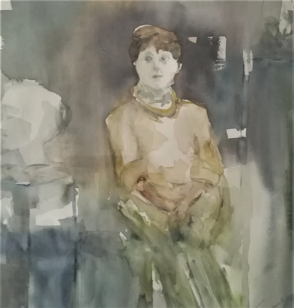 Frans Geelen (1941) Portret van dame